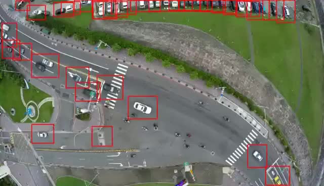 UAV video tracking of a moving target